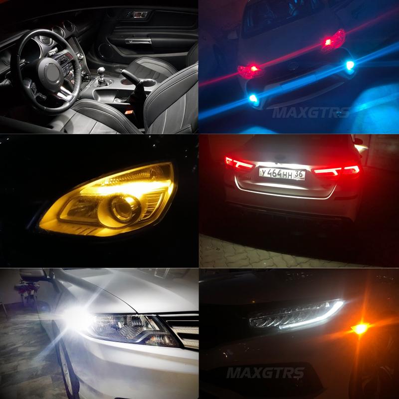 MAXGTRS 2/5/10 шт. Светодиодная лампа T10 Canbus W5W 168 194 для внутреннего освещения, чтения, парковки автомобиля
