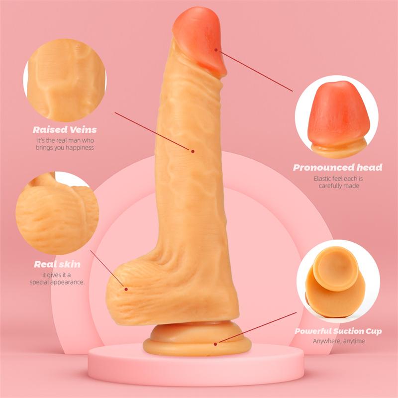 Тор Женский Мастурбатор Симуляция Ручной Большой Дилдо Присоска Дилдо Пенис Взрослые Товары