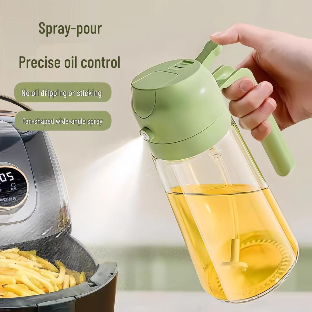 Automatic Oil Sprayer: Effortlessly mists edible oil with a thickened spray for kitchen use, offering an ideal cooking solution.