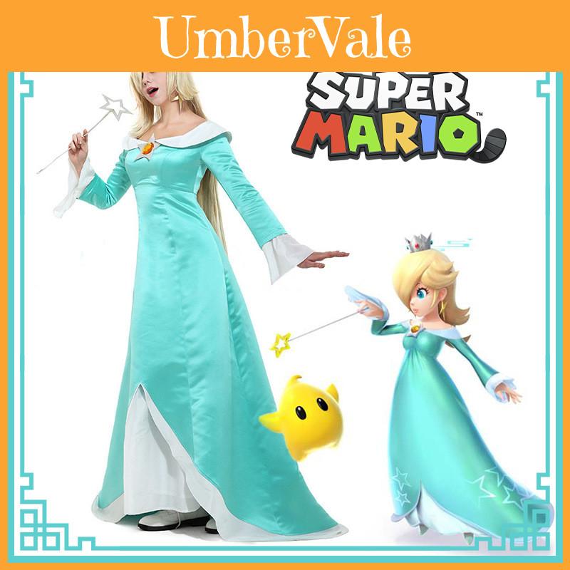 Elegant Rosalina Princess Dress Cosplay Costume For Women
