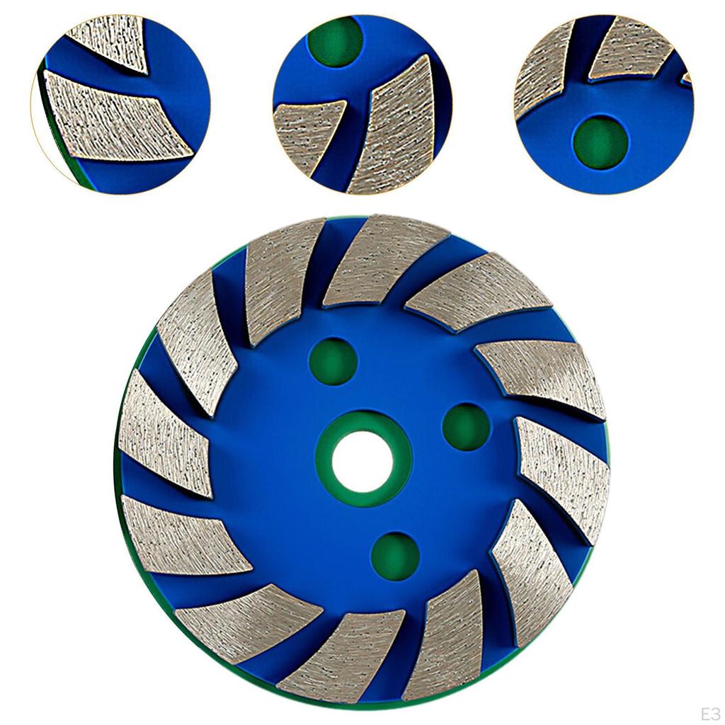 Бетонный алмазный шлифовальный чашечный круг Угловая шлифовальная машина Насадки Очистка Каменная поверхность Ряд