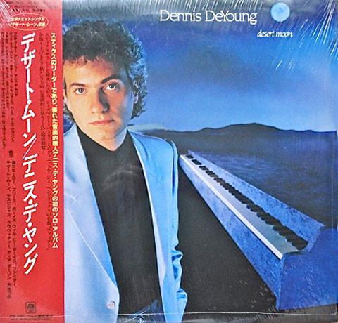 Виниловая пластинка DENNIS DEYOUNG STYX Desert Moon AMP28105 AM 1984 Япония Obi Рок Б/у