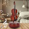8-дюймовая скрипка-гитара музыкальная шкатулка заводной музыкальный инструмент - играющая мелодию струнная принадлежность для подарка на день рождения, фестиваль