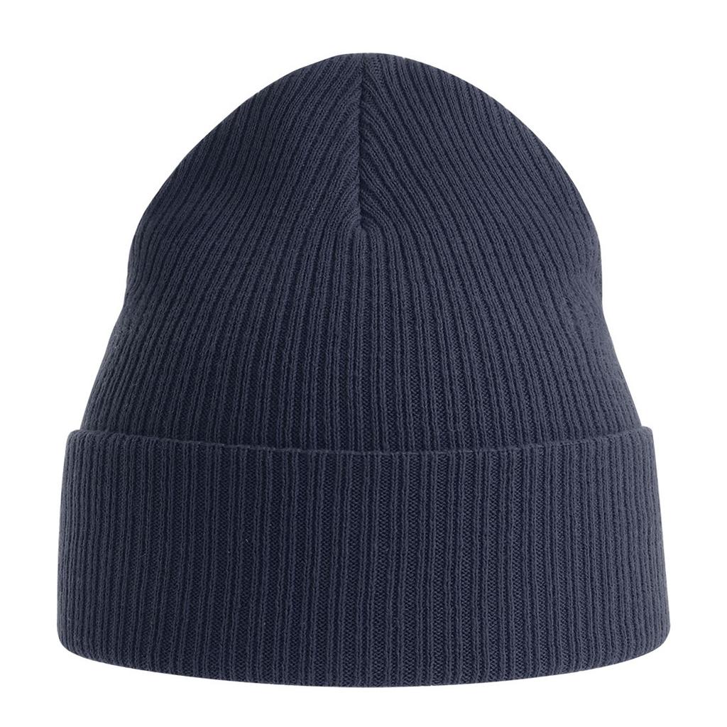 Atlantis Unisex Adult Nelson Ribbed Organic Cotton Beanie