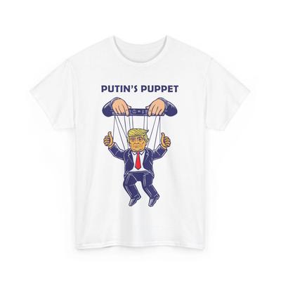 Футболка Трампа, Марионетка Путина Трамп - Российский Агент Политическая Пародия Футболка