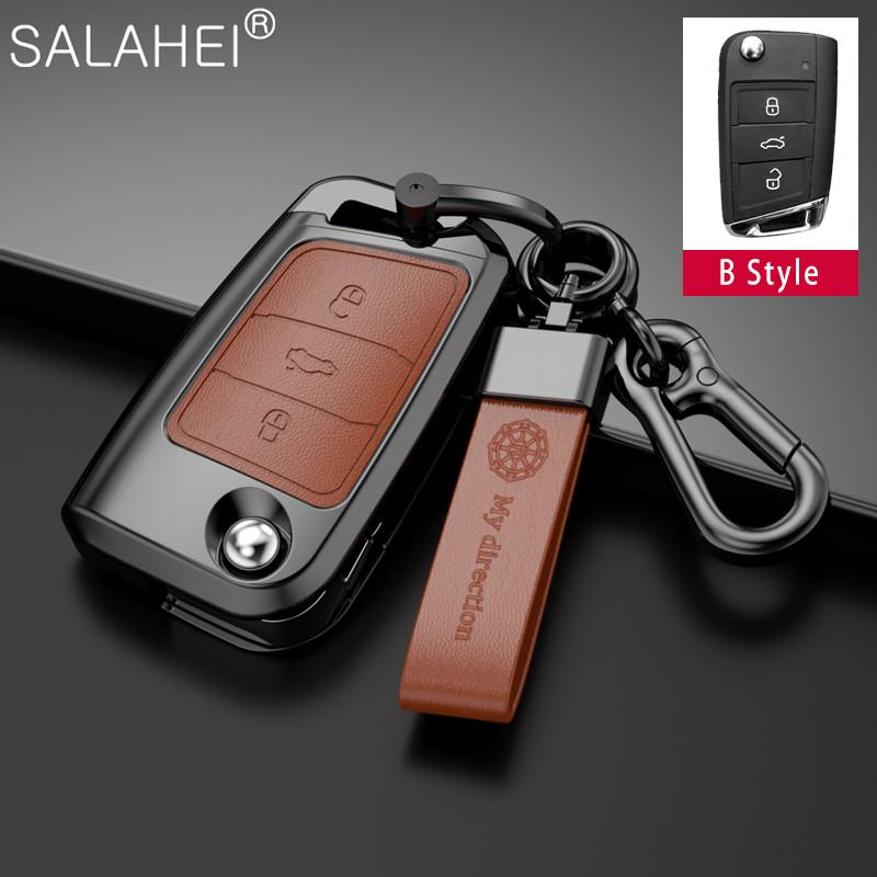 Чехол для автомобильного ключа для Volkswagen Bora Polo Tiguan Jetta Passat Golf 7 MK7 Tiguan MK2 для Skoda Octavia A7 SEAT Ateca Leon FR 2 Ibiza