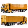 Simulation Alloy Lengthening Dump Truck Model Ornaments Children's Toys With Acousto-optic