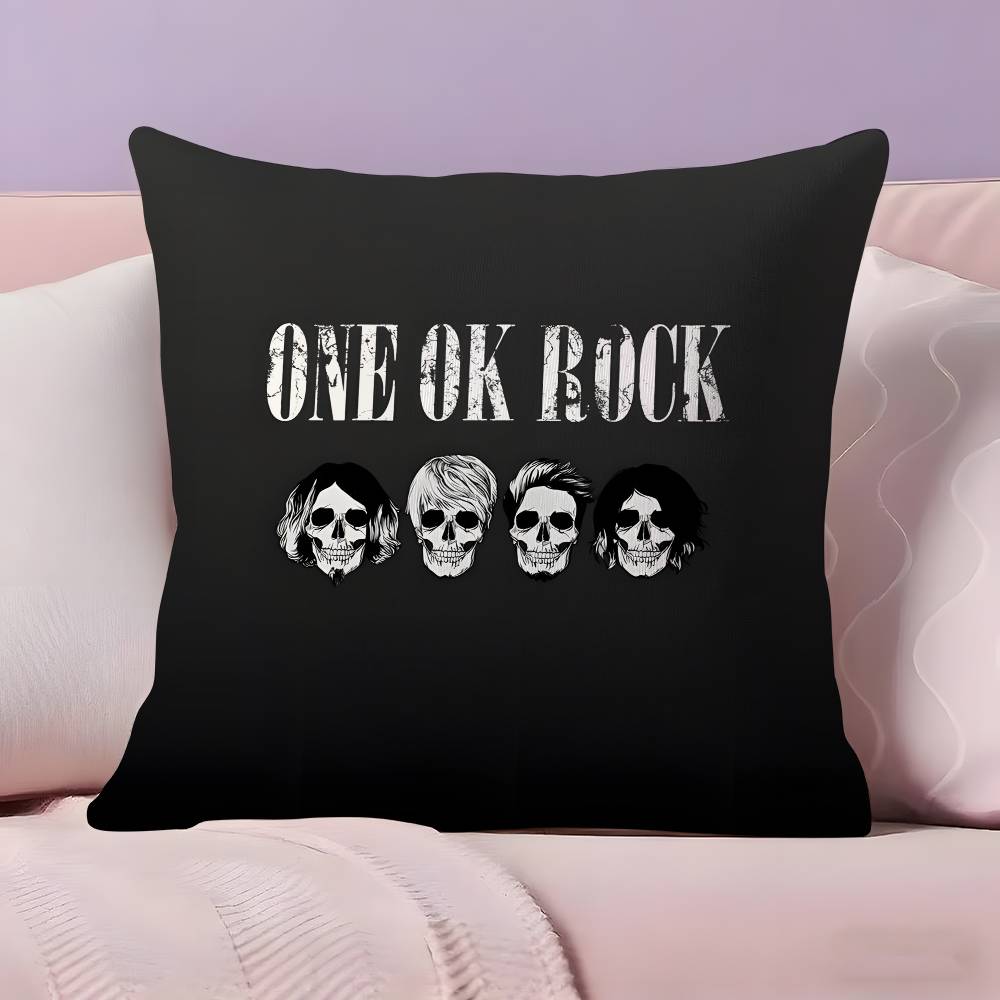 ONE OKBand O-ONE OK R-ROCK Ambitions Pillow Case Ultra Soft Skin Friendly Fabric Cloud Like Comfort & Concealed Zipper