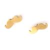 Les Trésors De Lily [K5141] - Gold Plated 'Moustache' Earrings - 8x2 Mm