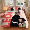 3Pcs Leon Graphic Novel Bedding Set Quilt Cover Pillowcase Home Christmas Xmas Halloween Gift 1 Duvet Cover 2 Pillowcase M929290
