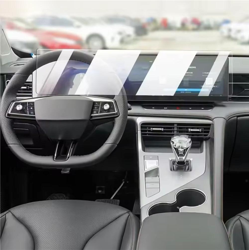 Car GPS LCD Screen Navigation TPU Pre-cut Film for MG HS 2025-2025 Anti Glare Screen Protector Film Scratch Resistant Cover