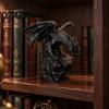 Орнамент для комнаты в стиле темного фэнтези, 3D-печатная статуэтка каменного дракона, Фигурка, Готический декор для рабочего стола и дома, Украшение для книжной полки, Коллекционный орнамент, Подарок