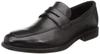 ECCO Queenstown Formal Business Size 3E Men's Loafers, Slip-Ons, Black, 25.0 Cm,