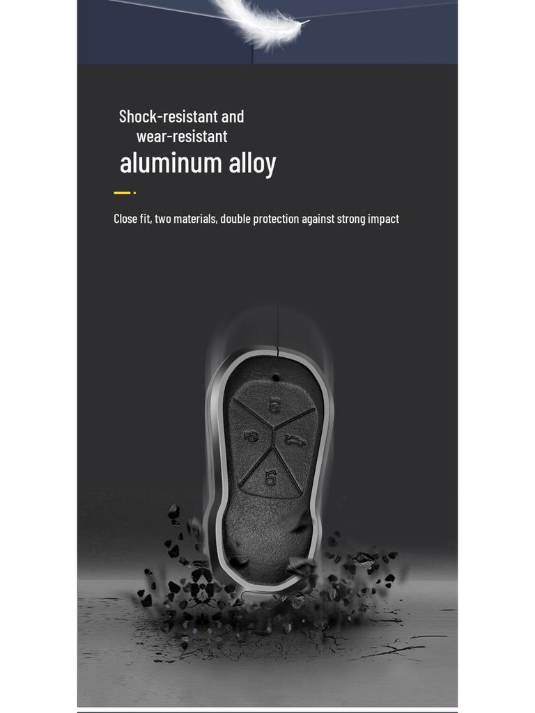 Compatible with XPeng P7i, G6, G9, P5, G3i key case - Premium Protective Shell with Buckle.