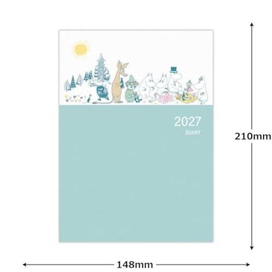 Hallmark Moomin Notebook 2027 A5 Monthly Family 853747 (Starts December 2026)