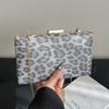 Европейский и американский тренд ретро хай-энд леопардовый принт банкетная сумка нишевая легкая роскошь темперамент женская универсальная сумка через плечо на цепочке
