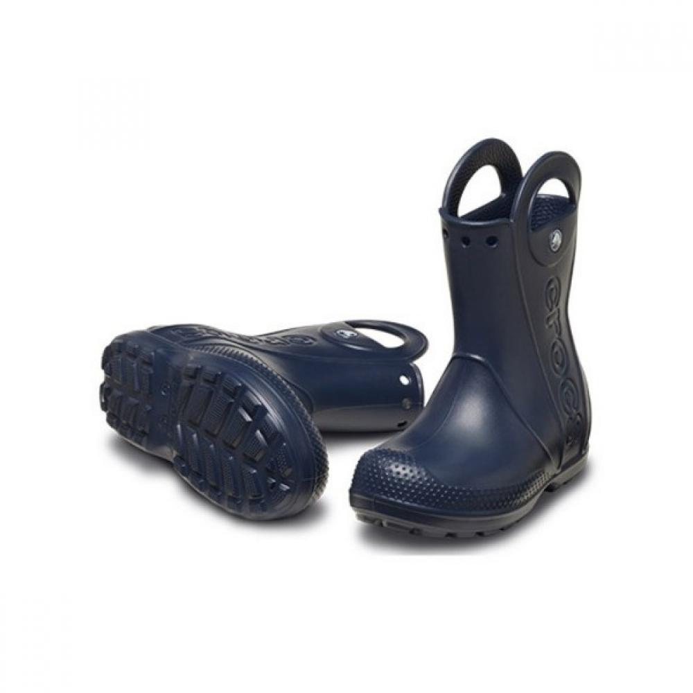 [Обувь Crocs] Официальные детские сапоги Crocs Handle It Rain Boot Navy 25skbt211052 
