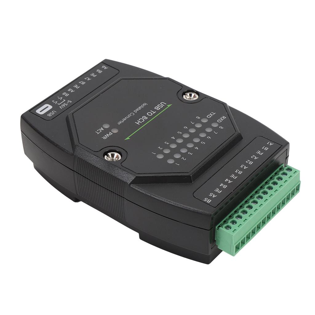 USB To RS485 Converter 1200bps To 921600bps Type C To 8 Channel Isolated RS485 Serial Port Adapter