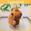 And Brown Charming Pink Capybara Plush Doll Bubble Blowing Keychain For Kids