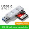 1 шт. Мини высокоскоростной 2 в 1 многофункциональный кард-ридер USB 3.0 Micro SD TF карта памяти флэш-накопитель адаптер