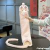 Winter Long Water-Filled Cartoon Plush Hot Water Bottle for Warming Feet and Hands, Long Heating Water Bag for Applying to the Stomach