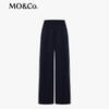 MO&Co. Women's Sporty High-Waist Wide-Leg Casual Trousers