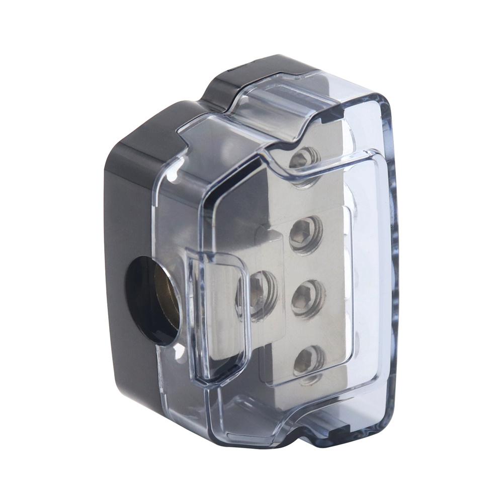 Car Power Ground Amp Distribution Block One 0 Gauge Input Four 4 Gauge Outputs