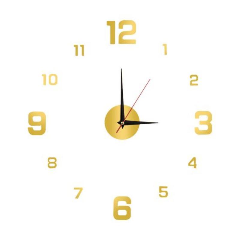 Современные акриловые настенные часы со светящимися в темноте цифрами и бесшумным механизмом