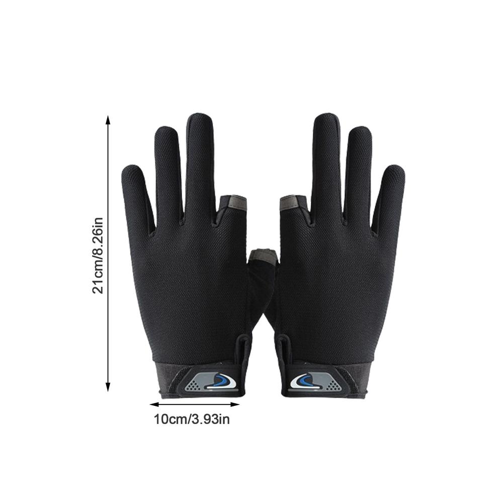 Перчатки с защитой от ультрафиолета, дышащие эластичные солнцезащитные перчатки, нескользящая ручка, удобные аксессуары для рыбалки, солнцезащитные перчатки, сетка для