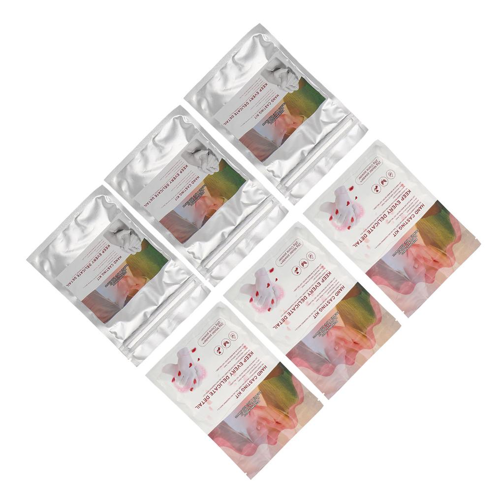 3 Sets Hand Molding Tools Plaster Hand Model Casting Kit for Couples Newborn Wedding Anniversary 25g