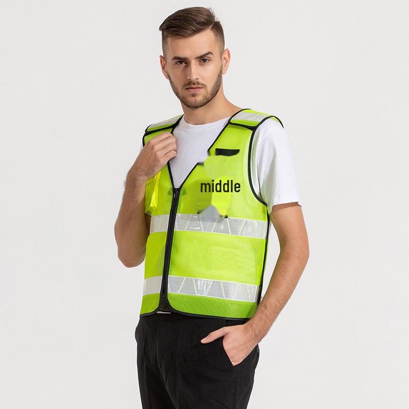 Светоотражающий жилет Weissan Yellow Mesh