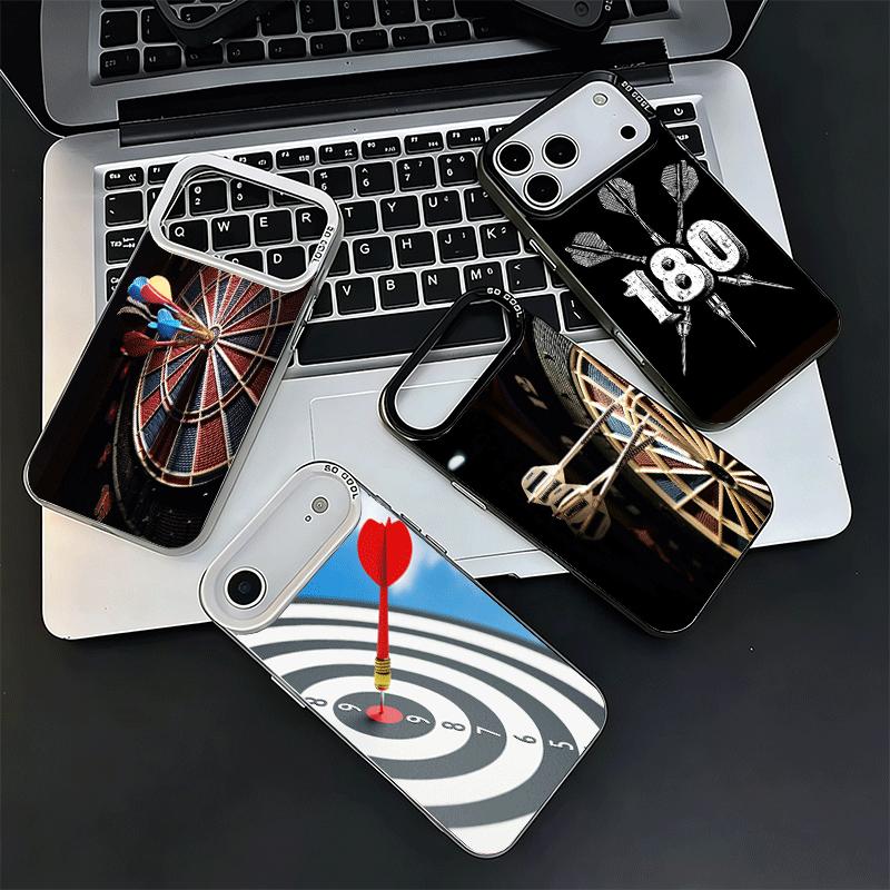 Darts Aesthetics Wire Target Shockproof Phone Case for iPhone 18 17 Air 16 16E 15 Pro Max 14 Plus 13 Mini 12 Back Cover Anti Fall F