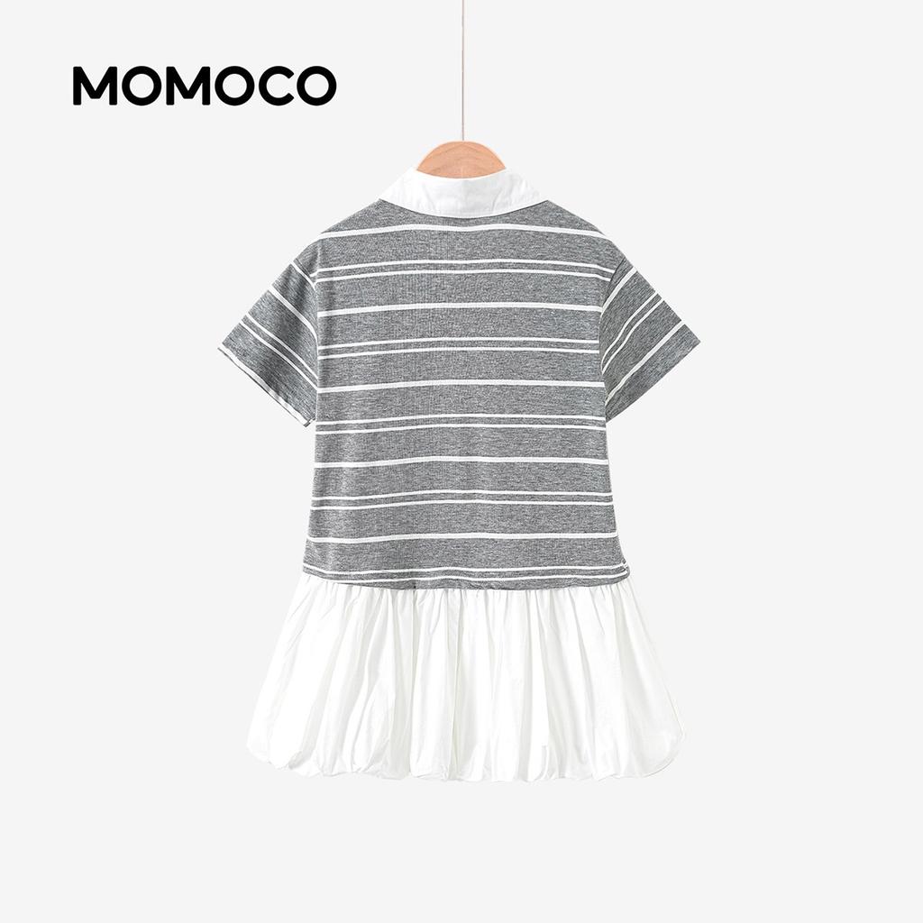 Mamimaka 2026 Summer New Product Girls' Fashion and Leisure Sleeved Dress