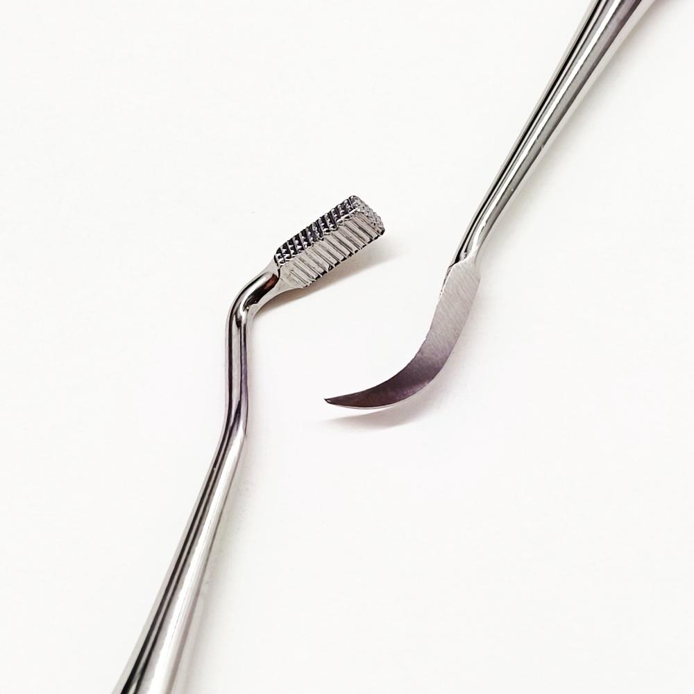 1 шт. Двойной толкатель для ортодонтических колец с двумя концами и инструментом для чистки зубов