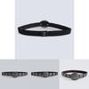 Bohemian Western Style Faux Leather Belt For Women With Metal Buckle And Retro Appeal