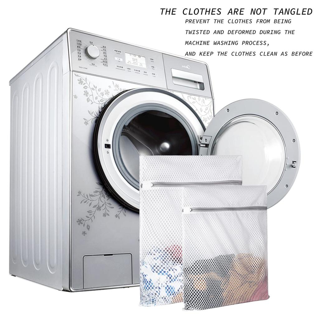 Honeycomb Mesh Laundry Bags For Delicates,Net Fabric Durable And Reusable Delicate Wash Bag Travel Organization Bag For Lingerie