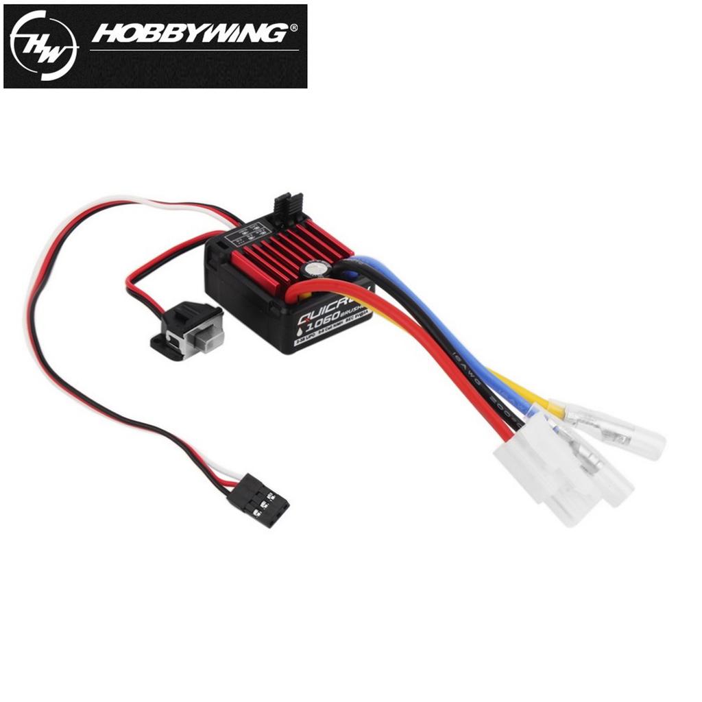 HobbyWing QuicRun 1060 60A Brushed Electronic Speed Controller ESC for 1/10 RC Car