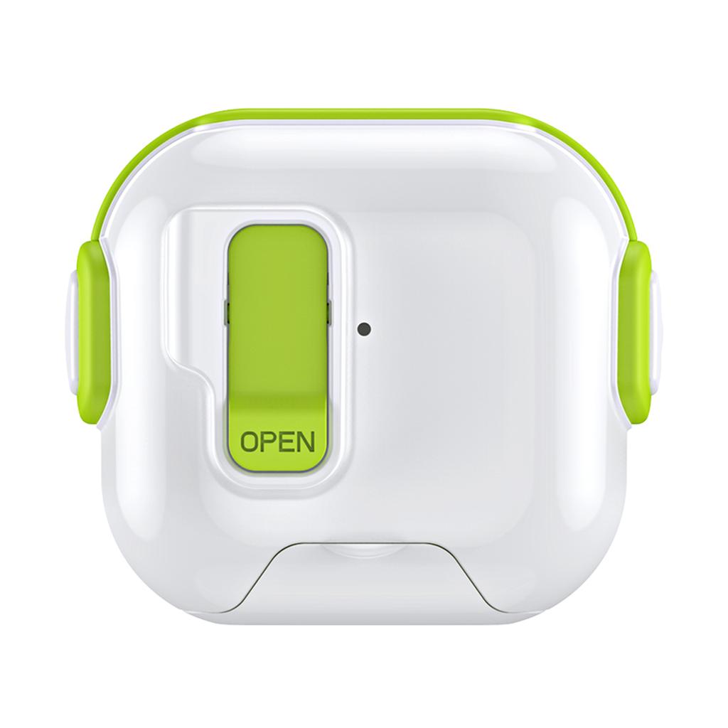 For AirPods 4 Case with Phone Stand Function TPU PC TWS Earbuds Protective Cover