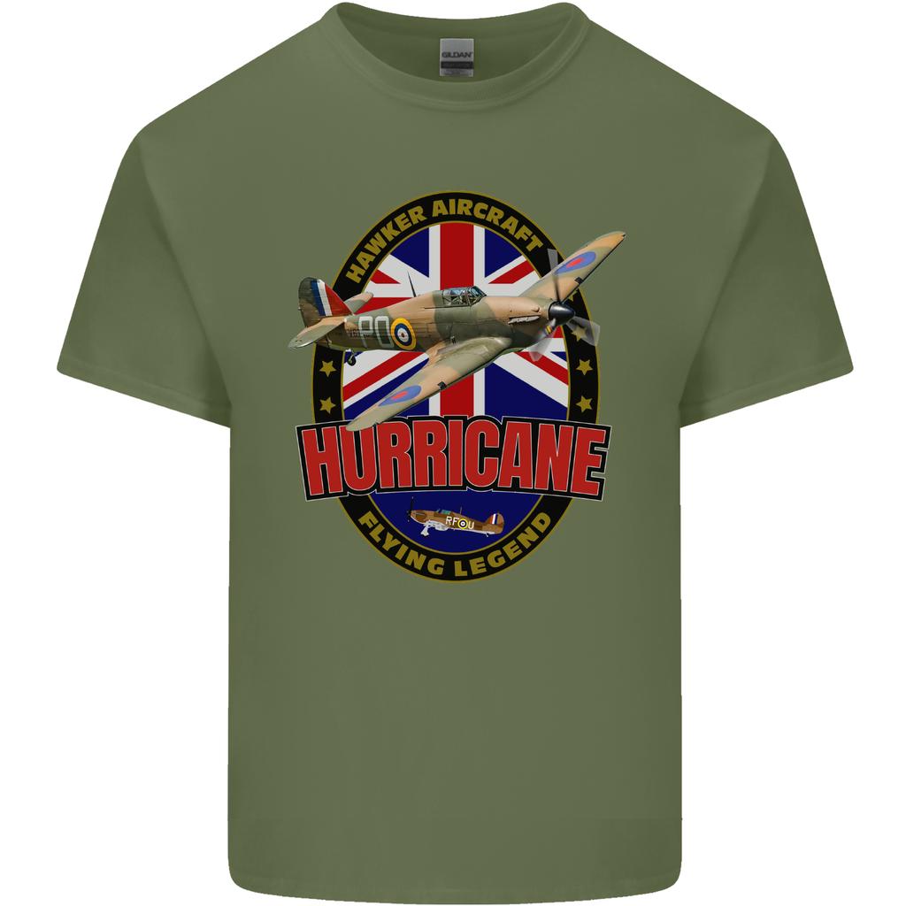 Hawker Hurricane Легенда неба Унисекс Легкая Хлопковая Футболка