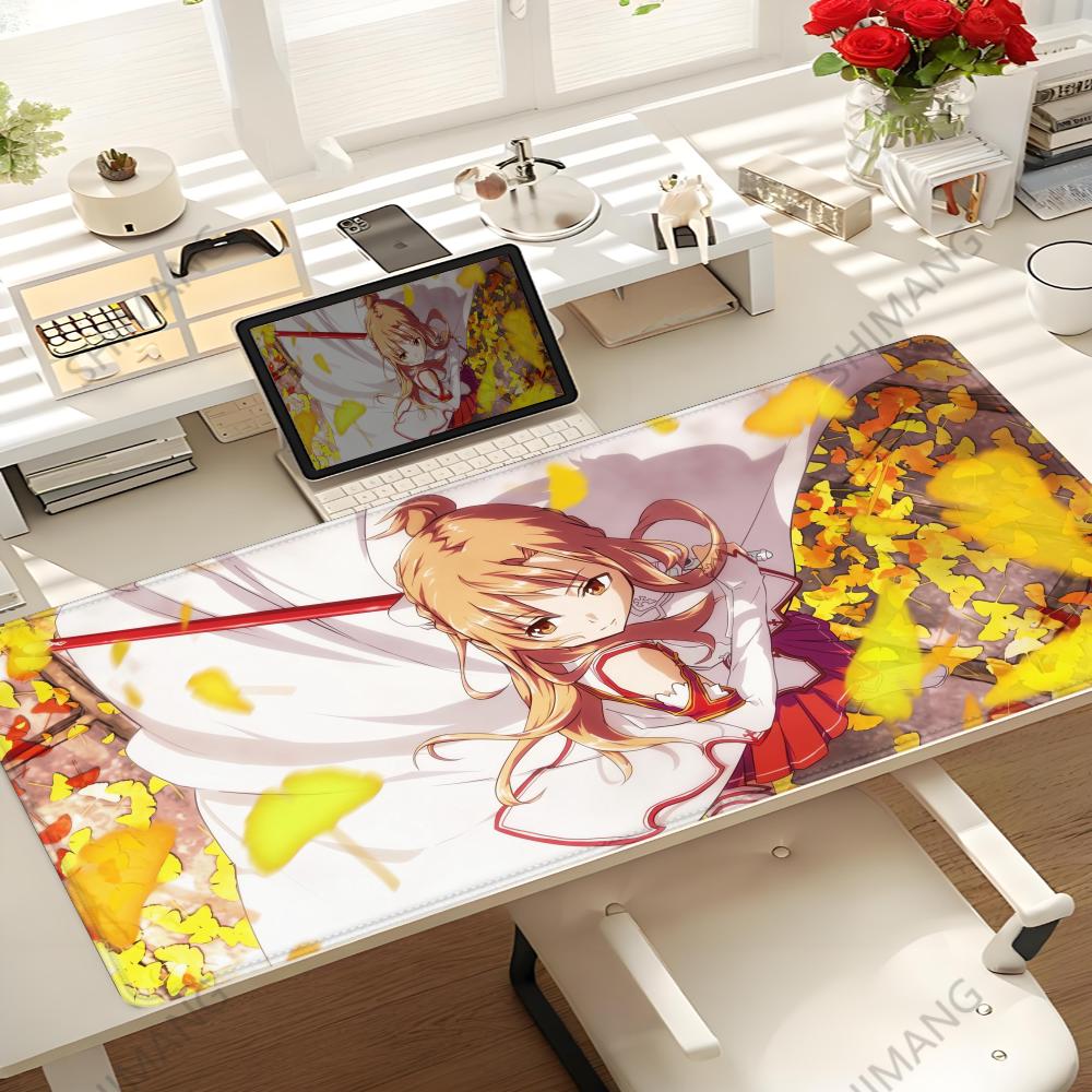 SSword Art Onlinee Коврик для мыши Настольный коврик для мыши Милый HD Настольный коврик Расширенные коврики для игровой клавиатуры Большой xсм XXL Игровой коврик для мыши
