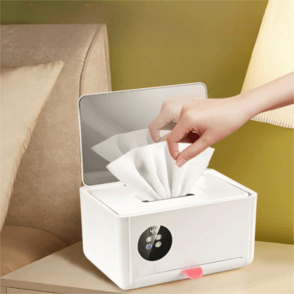 Portable Baby Wipe Warmer Safe Heating Box Multi-Functional Wet Tissue Heater  Home Use