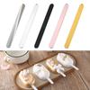 20pcs Ice Cream Sticks Acrylic Cake Topper Gold Mirror Stick for Birthday Party Ice Cream Decorations