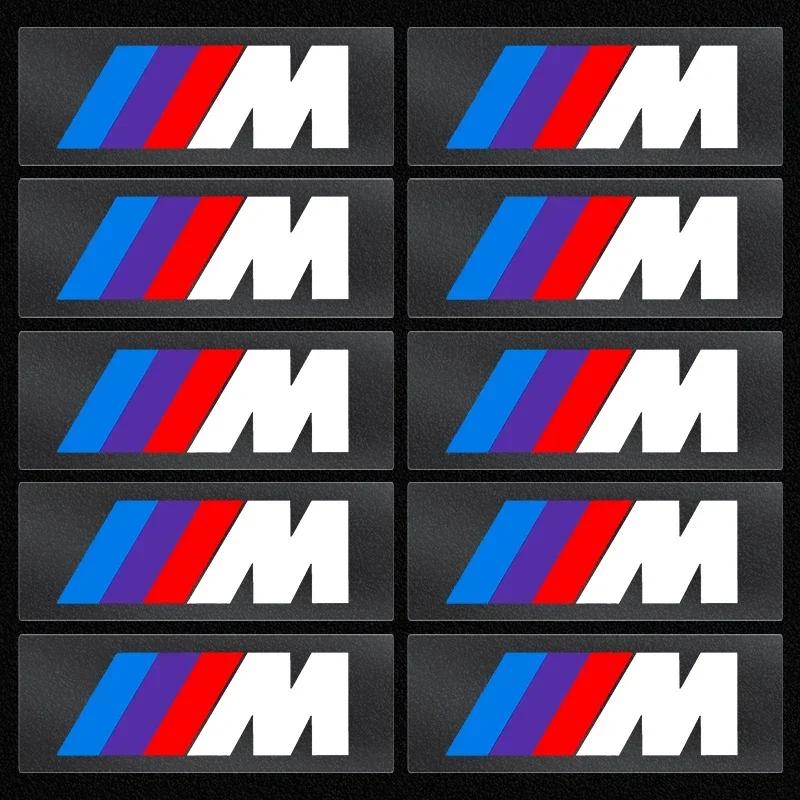 10pcs Car Interior Steering Wheel Dashboard Central Stickers Badge for Bmw Performance E46 E90 E60 F10 F30 E39 E36 E87 G30 E92 M
