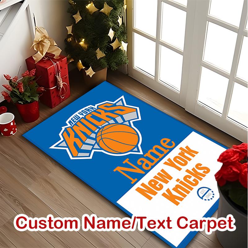 1pc Office Carpet, New York Knicks Chair Rug, Living Room Printed Area Rug, Home Chair Floor Mat