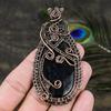 Nuummite Handmade Copper Wire Wrap Jewelry Pendant 3.27 D5o71