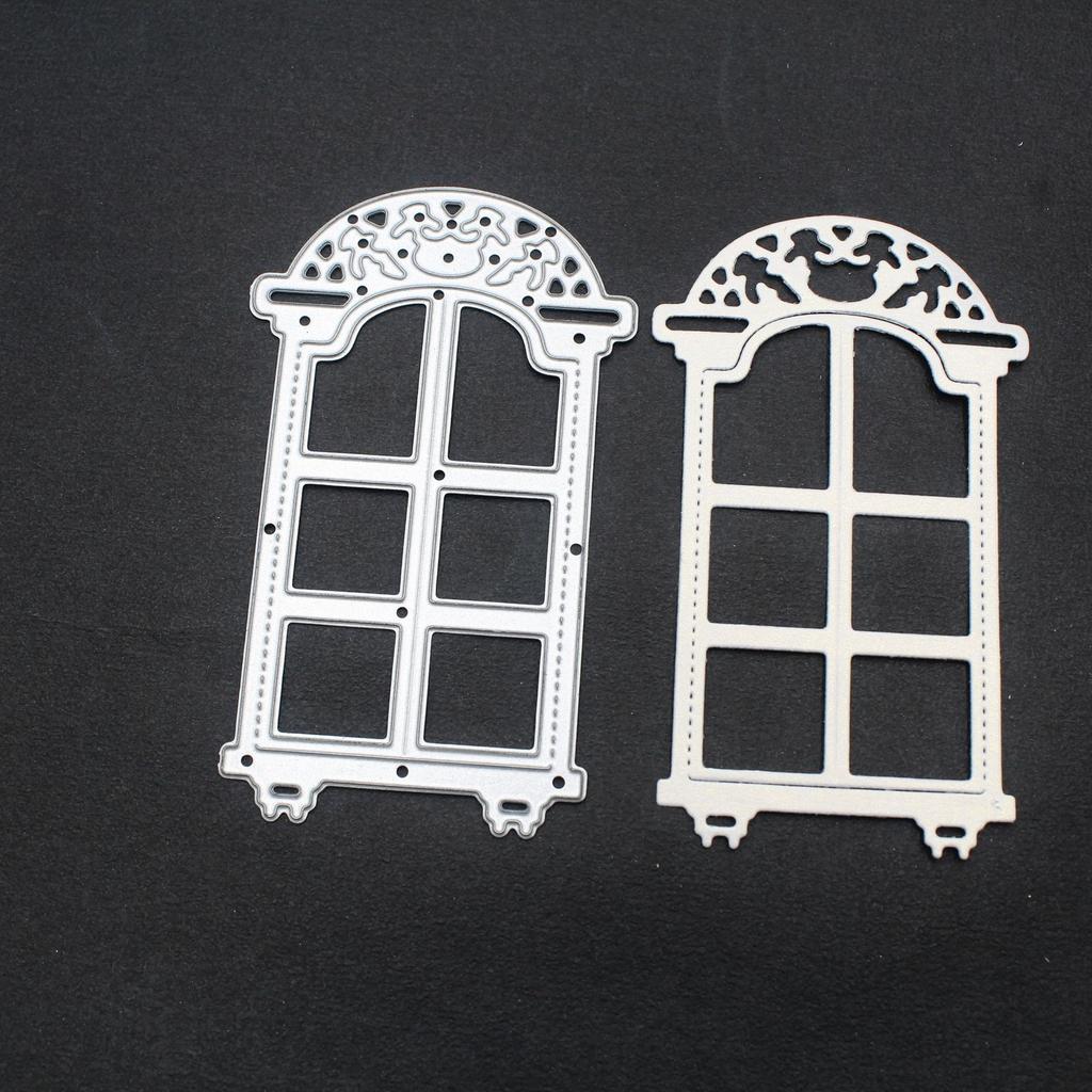 Металлические трафареты для вырезания окон для DIY скрапбукинга, фотоальбома, тиснения бумаги, открыток, поделок, вырубки