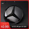Горячая наклейка на автомобиль для Mercedes Benz W204 W205 X253 W213 W212 W176 W177 W167 W246 W117 Звезда Логотип Значок на решетку радиатора Автомобильный значок на переднюю решетку