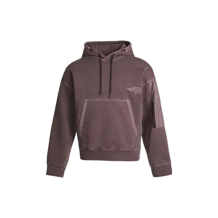 Jordan Sweatshirts Men's Russet Hooded Moderate Regular (Unisex) Sweatshirts CV2768 255