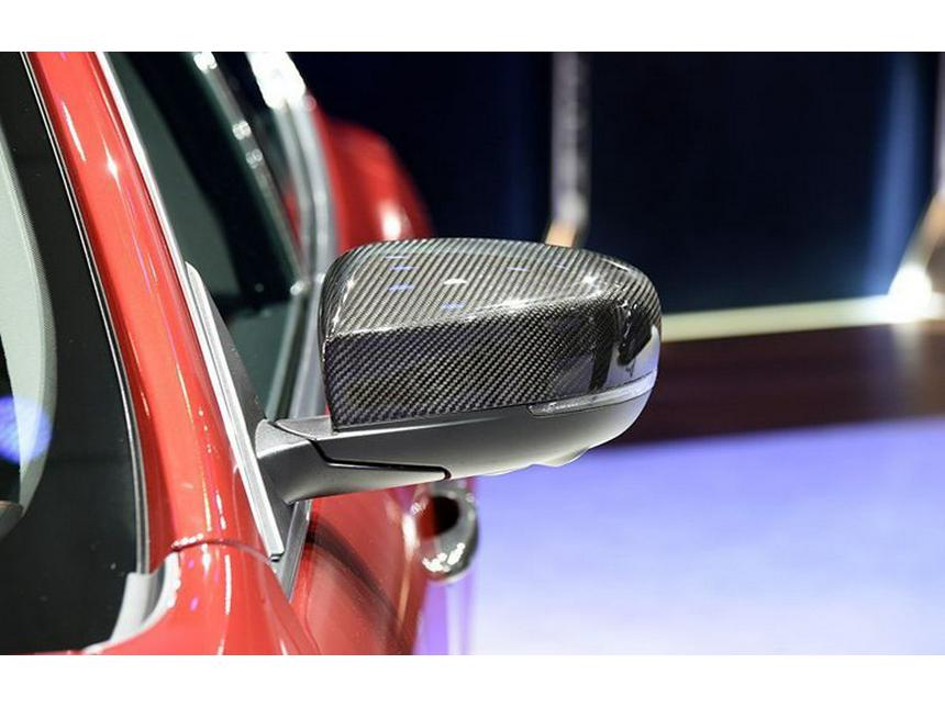 Exclusive Maserati Ghibli President Dry Carbon Fiber Rearview Mirror Cover