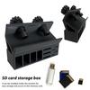 Yousheng Memory Card Storage Box Monitor Mount Multi-Slots Space Saving 3D Printed USB Flash Drive Storage Card Organizer Case